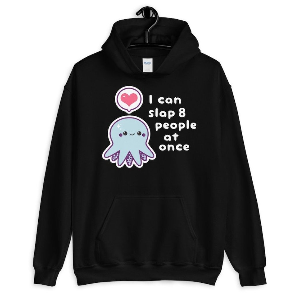 Funny Octopus Hoodie Kawaii Clothes